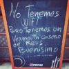 No tenemos wi-fi, hablen entre ustedes